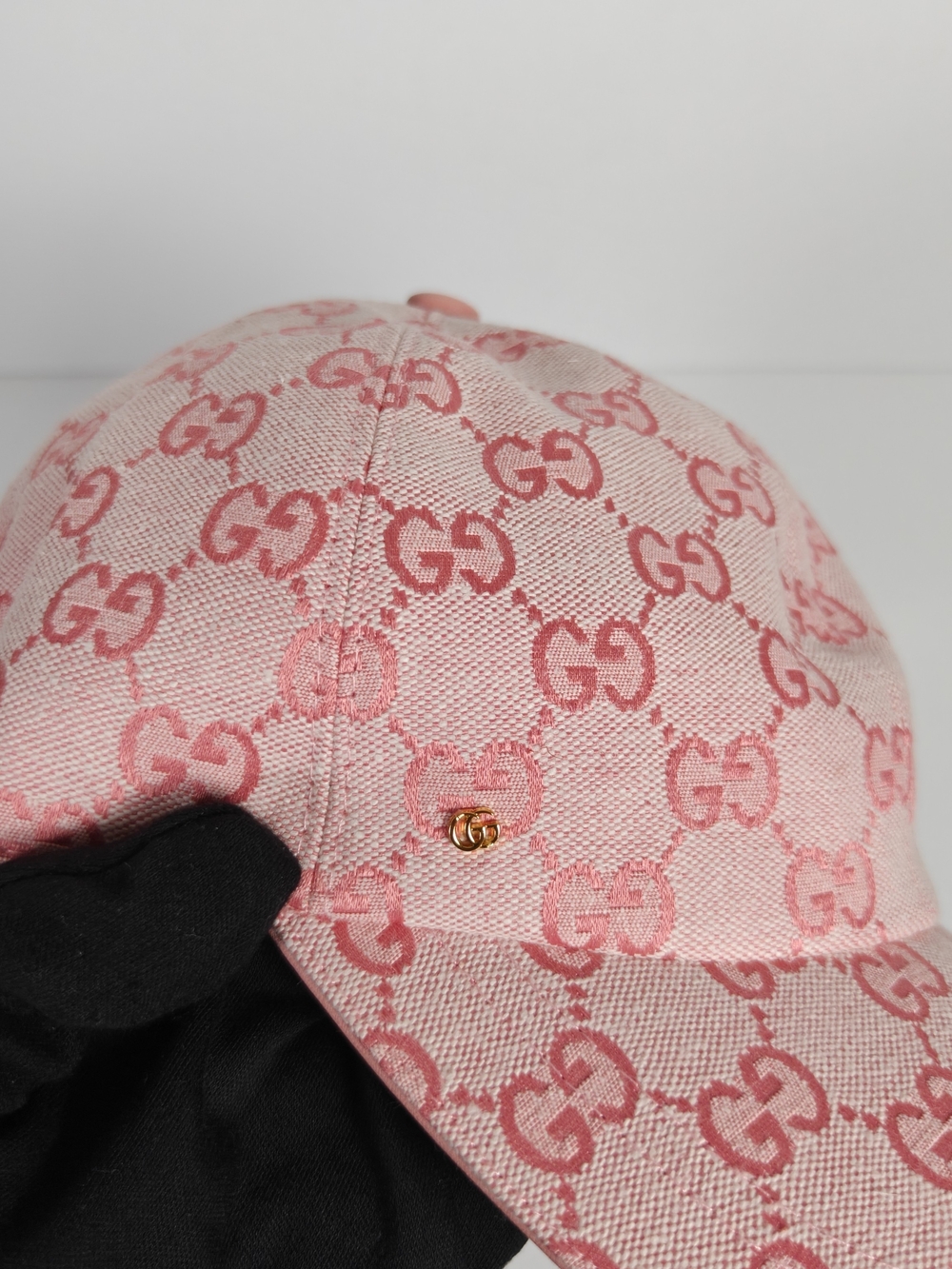 Gucci Pink GG Monogram Baseball Cap - Picture 3 of 6
